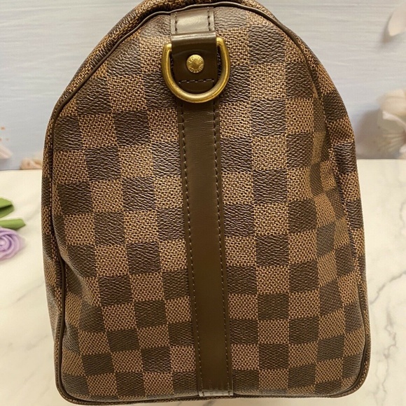 Speedy 35 Banduoulier Damier Ebene Bag (SP4103) - Picture 5 of 12